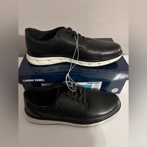 Lands' End Men’s Sport Oxford Shoes - Black/White.